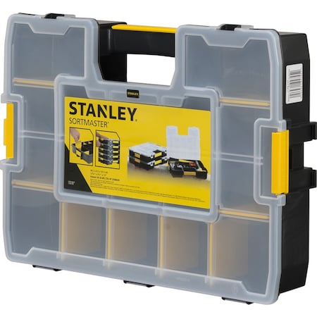Stanley-Proto Ind Tools PLASTIC ADJUSTABLE COMPART BOX BLACK POSTST14027